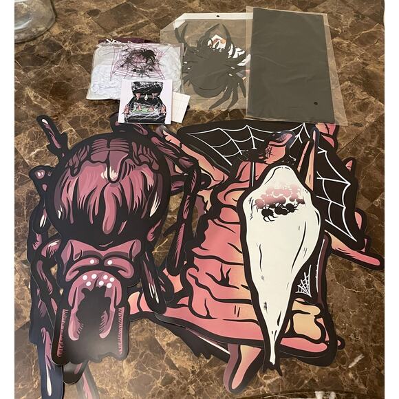 New Trunk or Treat Halloween Spider Car Decoration Kit - Picture 1 of 9